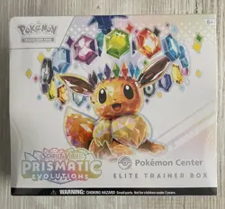 Prismatic Evolutions Pokemon Center Elite Trainer Box ETB - New Sealed - Image 1