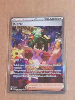 POKEMON TWILIGHT MASQUERADE KIERAN 218/167 SV06 SPECIAL ILLUSTRATION RARE SIR - Image 1