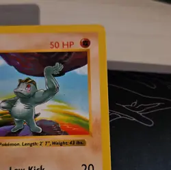 Vintage 1st Edition Shadowless Machop 052/102 Pokemon Rare Vintage - Image 4