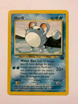 2000 Pokemon WotC Black Star Promo #29 Marill M/NM - Image 2