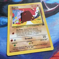 Pokemon Diglett 52/82 Team Rocket - MP - Image 1
