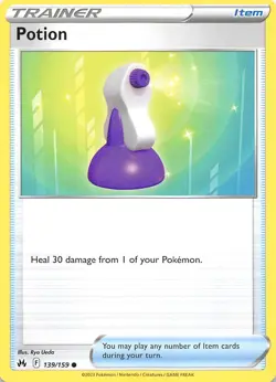 Potion 177/202 SWSH01 Sword & Shield Base Set Pokemon 007518 - Image 1