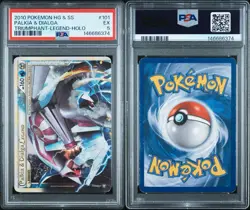 Pokemon Palkia & Dialga LEGEND Holo Ultra Rare 101/102 Triumphant PSA 5 - Image 3