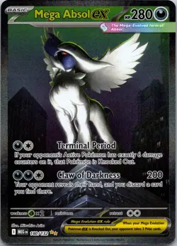 Pokemon - 180/132 Mega Absol ex ME01 Mega Evolution Special Illustration Rare NM - Image 1