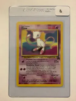 2000 Pokemon WotC Black Star Promo #8 Mew M/NM [B] - Image 1