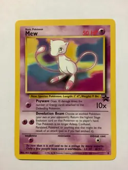 2000 Pokemon WotC Black Star Promo #8 Mew M/NM [B] - Image 2