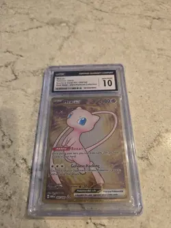 CGC 10 MEW EX 205 GOLD METAL ULTRA PREMIUM COLLECTION UPC POKEMON GEM MINT - Image 1