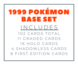 1999 Pokemon Base Set - COMPLETE - Some Graded, 1st Editions, and Shadowless - Image 1