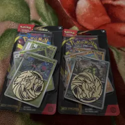 Pokemon TCG Mega Evolution Checklane Blister - 1x Meowscarada + 1x Tyranitar - Image 1