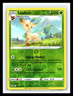 💥 Leafeon 013/189 Astral Radiance Rare Reverse Holo Foil Pokemon TCG - Image 1
