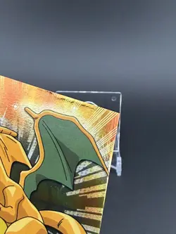 Topps Pokemon #06 Charizard Holo Foil TV Animation Series 1 Black Logo MP - Image 3