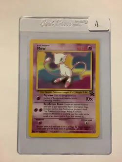 2000 Pokemon WotC Black Star Promo #8 Mew M/NM [A] - Image 1