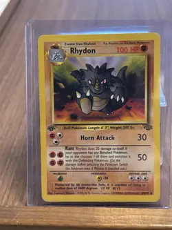 Pokemon Rhydon 45/64 Jungle 1st Edition Regular 1999 - Image 1