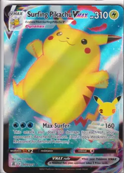 SURFING PIKACHU VMAX - 009/025 Holo Celebrations - POKEMON NM/M - Image 1
