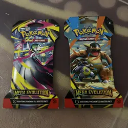 Pokemon TCG Mega Evolution Sleeved Booster Pack - Factory Sealed - x2 - Image 1