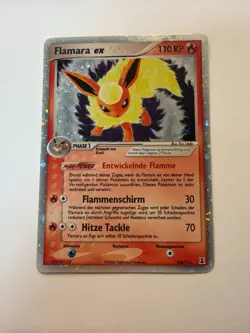 Pokemon TCG Flareon ex (Flamara ex) Holo 108/113 EX Delta Species German - Image 1