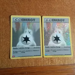 Pokemon TCG: Classic English - Holo Double Colorless Energy - 032/034 X2 - Image 1