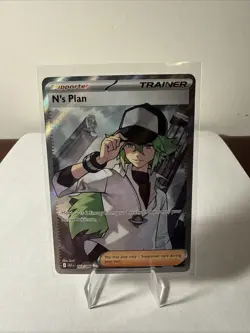 N's Plan 163/086 Pokemon TCG SV: Black Bolt NM - Image 1