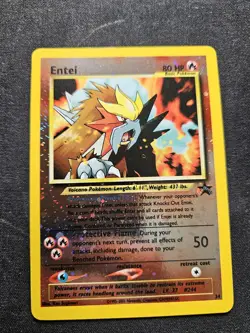 Pokemon Entei #34 Black Star Promo *Reverse Holo* - Image 1
