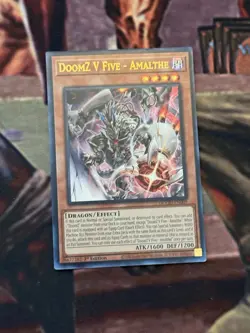 Yu-Gi-Oh! DoomZ V Five - Amalthe 1st Edition Doom Of Dimensions Near Mint - Image 1