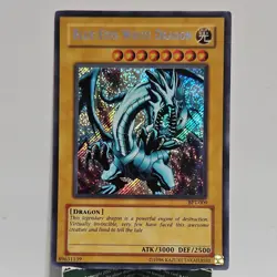 Konami Blue-Eyes White Dragon 2002 Collectors Tin Secret Rare Holo BPT-009 - Image 1