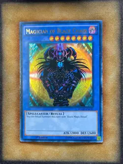 Yugioh Magician of Black Chaos YGLD-ENC01 Ultra Rare 1st Ed LP - Image 1