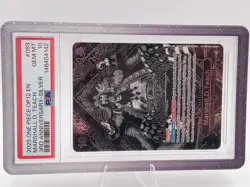 2025 ONE PIECE OP12-LEGACY OF THE MASTER 3RD ANV-SILVER MARSHALL D. TEACH PSA 10 - Image 3