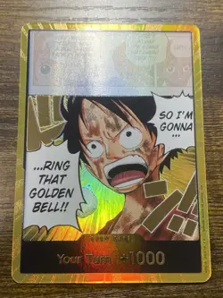 One Piece Gold DON!! OP15 ENGLISH Luffy Golden Bell - Adventure On Kamis Island - Image 1
