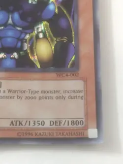 Kinetic Soldier WC4-002 Prismatic Secret Rare MINT Yugioh - Image 5