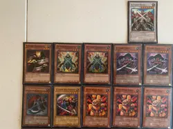 YUGIOH X-Saber Deck with Sleeves Complete 40 - Cards + Extra - Image 5