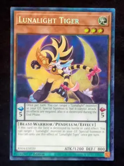 YuGiOh! Lunalight Tiger RA04-EN020 Collector's Rare - Near Mint - Image 1