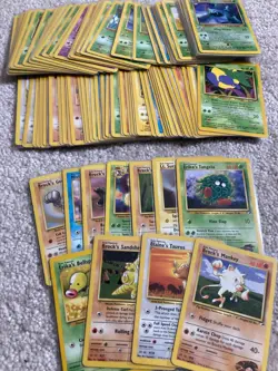 Old Pokemon 25x Vintage Card Bundles 1x Holo Rare + 1st Edition WOTC 1999 LP-MP - Image 3