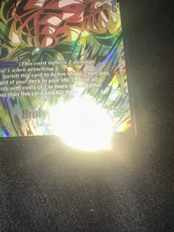 Dragon Ball Super Card Game FB06-120 [SCR]: Broly: BR Used - Image 5