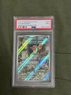 PSA 9 Charmander SVP 044 Obsidian Flames Black Star Promo ETB Pokemon Card - Image 1