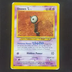 Unown L 86/105🔥WELL PLAYED🔥Neo Destiny Pokemon Card TCG - Image 1