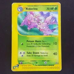 Nidorino 55/147🔥WELL PLAYED🔥Aquapolis Pokemon Card TCG - Image 1