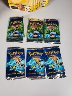 *RARE* WOTC Case Of Pokemon Unlimited Base Set Blister Packs *ALL EMPTY* - AS IS - Image 2