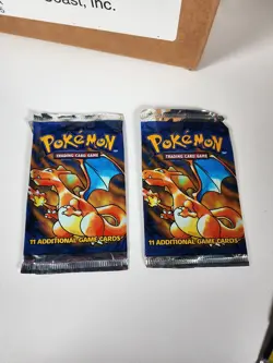*RARE* WOTC Case Of Pokemon Unlimited Base Set Blister Packs *ALL EMPTY* - AS IS - Image 4