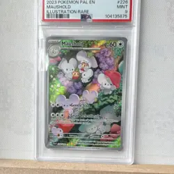 Pokemon 2023 Paldea Evolved Maushold 226/193 Illustration Rare Holo PSA 9 - Image 1