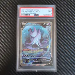PSA 9 Galarian Articuno V Full Alt Art 170/198 Chilling Reign Pokemon - Image 1