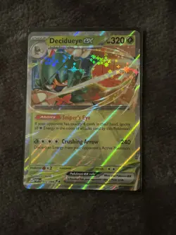 Pokemon TCG Perfect Order Decidueye EX 012/088 Double Rare Near Mint - Image 1