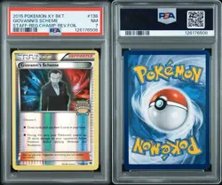 Giovanni’s Scheme STAFF Regional Promo Pokemon Breakthrough 138/162 PSA 7 Pop 15 - Image 3
