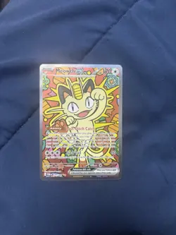 Pokemon Meowth EX SIR, Perfect order. Mint condition. 121/088 - Image 1
