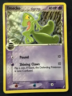 Treecko (Delta Species) 68/100 Pokemon Crystal Guardians Regular LP - Image 1