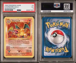 1999 POKEMON BASE SET SHADOWLESS #4 CHARIZARD-HOLO PSA 3 - Image 3