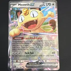 Meowth EX 62/88 : Double Rare - Perfect Order (POR) Pokemon TCG English - Image 1
