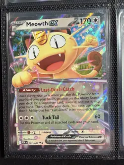 Pokemon TCG Meowth EX Perfect Order 62/88 Near Mint - Image 1