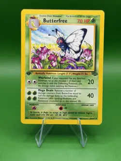 Pokemon Butterfree 33/64 1st Edition Jungle Uncommon WOTC Vintage - Image 1