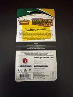 Pokemon TCG Evolving Skies Checklane Blister Pack with Eevee Promo SEALED - Image 2