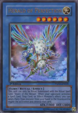 Yugioh! LP Herald of Perfection - TSHD-EN039 - Ultra Rare - 1st Edition Lightly - Image 1